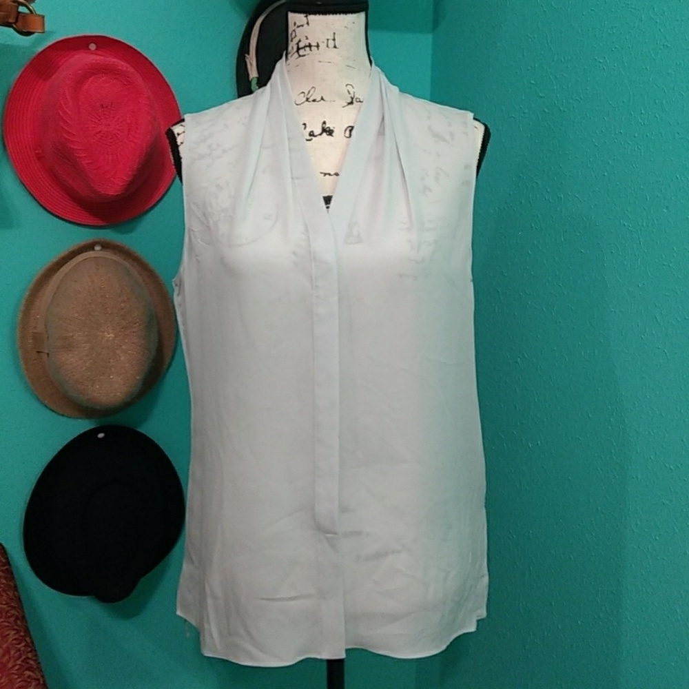 Elie Tahari Silk Blouse Sleeveless M